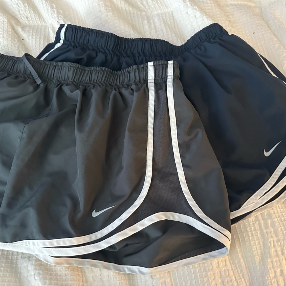 Nike Women's Running Shorts - Navy and Gray